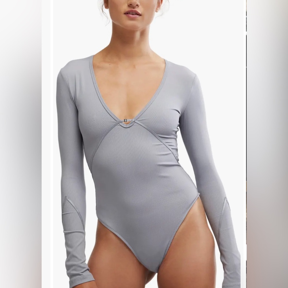 Free People Bodysuit Victoria Plunge